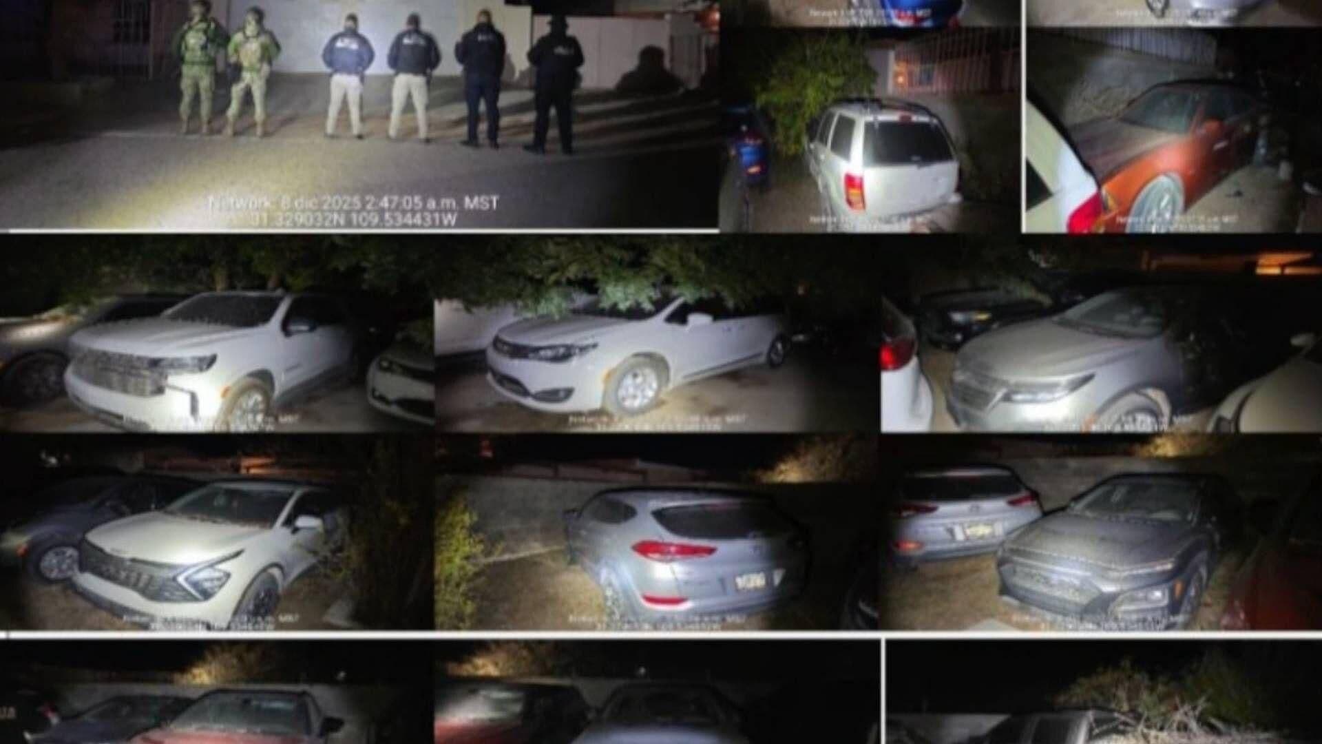 Aseguran 24 Vehículos en Agua Prieta; 18 Contaban con Reporte de Robo en Estados Unidos
