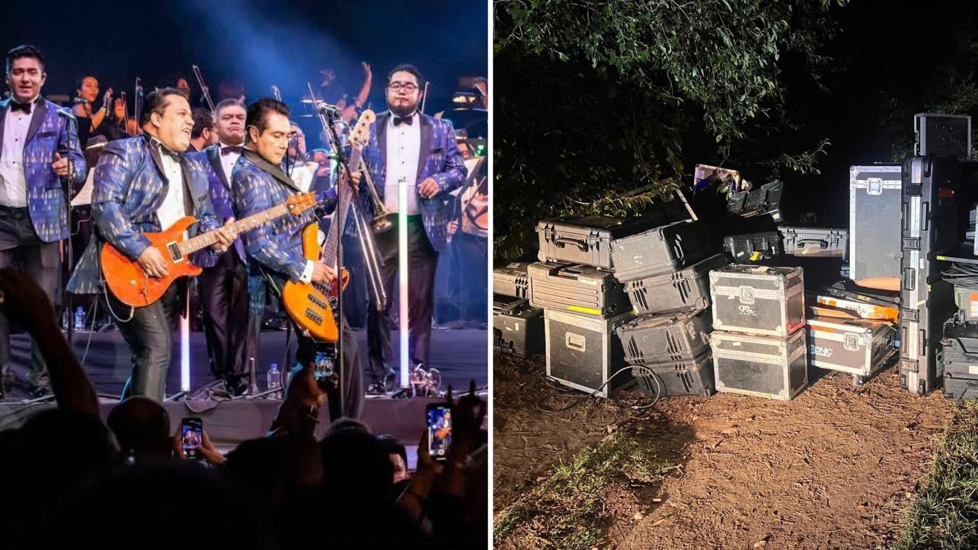 Recuperan en Puebla Sonido e Instrumentos de Los Ángeles Azules Valuados en 8 Millones de Pesos
