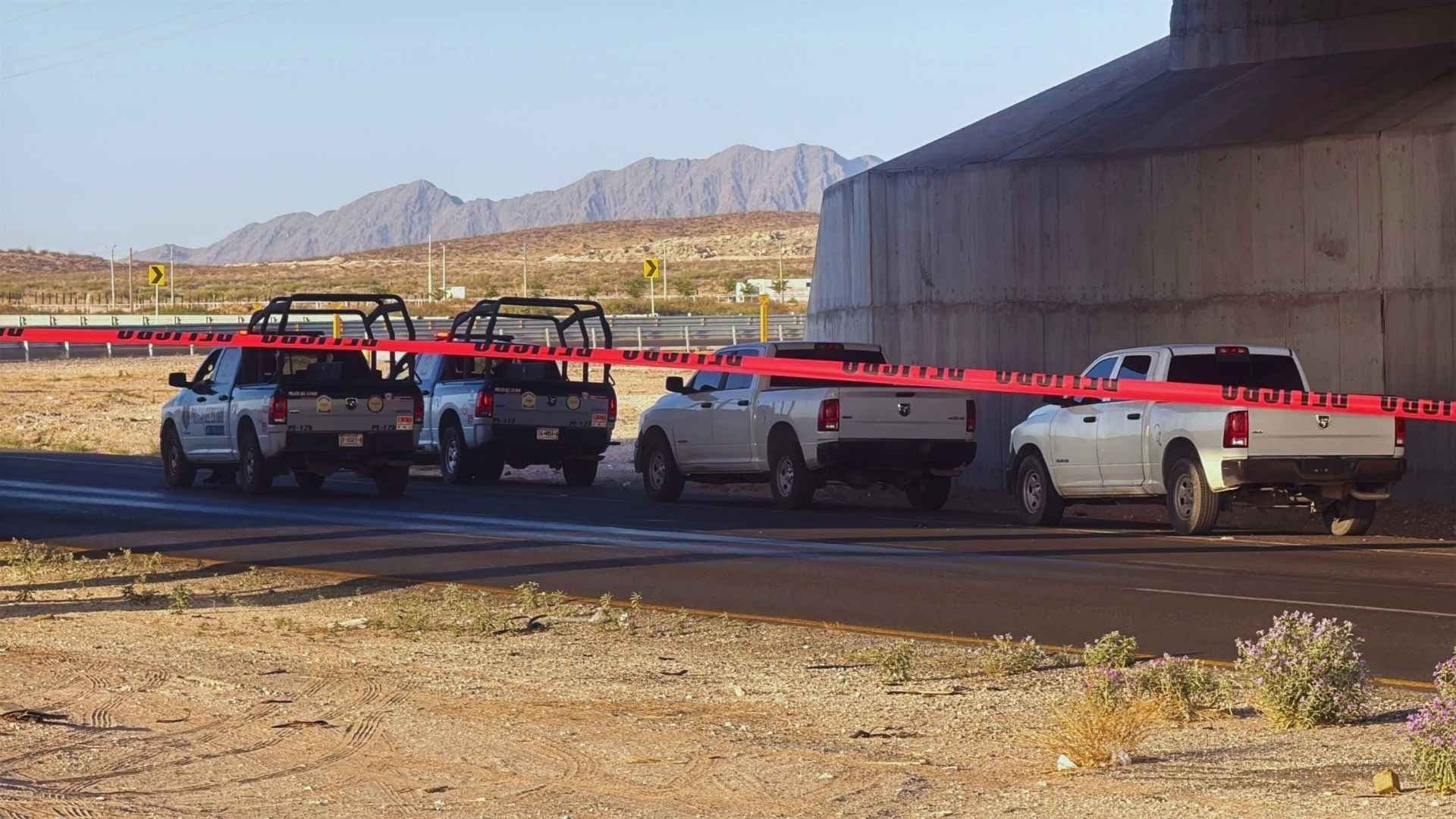 Hallan Dos Hombres Sin Vida en Puente de la Carretera Panamericana en Ciudad Juárez