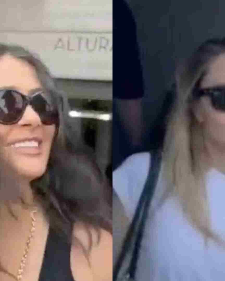 Las actrices fueron a desayunar a un reconocido café de Veracruz, vigiladas de sus escoltas.