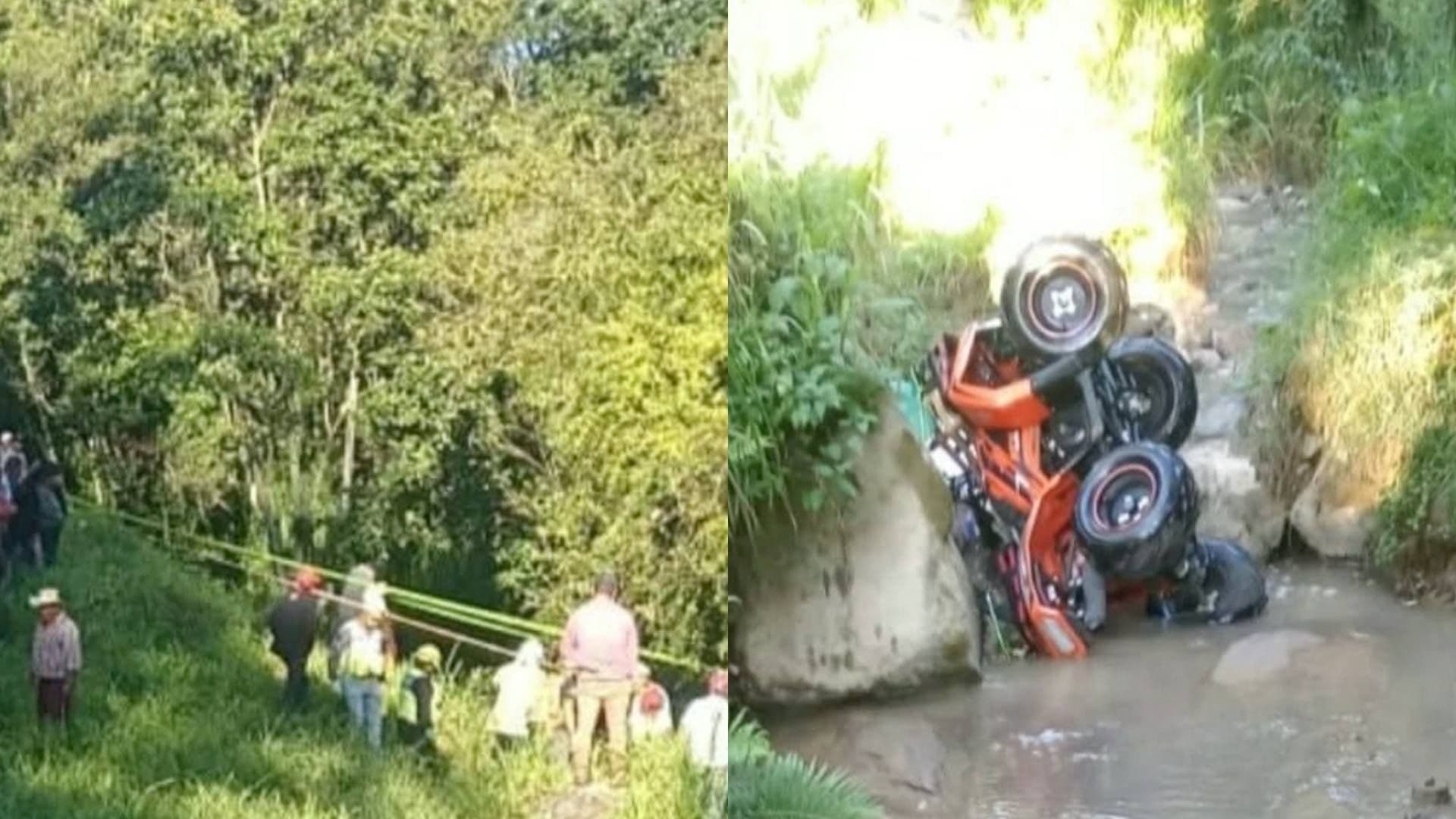 Mueren Madre e Hija tras Accidentarse en su Cuatrimoto en Coscomatepec; Una Niña Sobrevivió