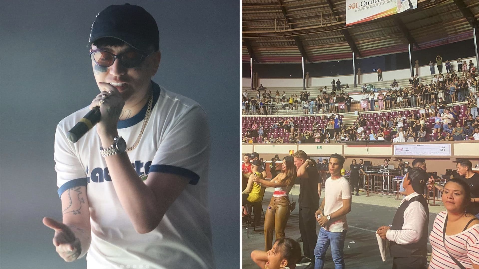 Dani Flow y Yeri Mua Dan Concierto Casi Vacío en Cancún, ¿Por Qué No Fue Nadie?