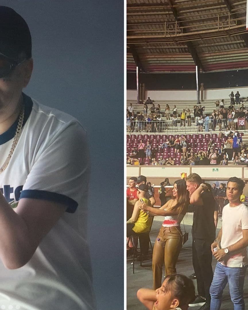 Nadie va a concierto de Dani Flow y Yeri Mua en Cancún