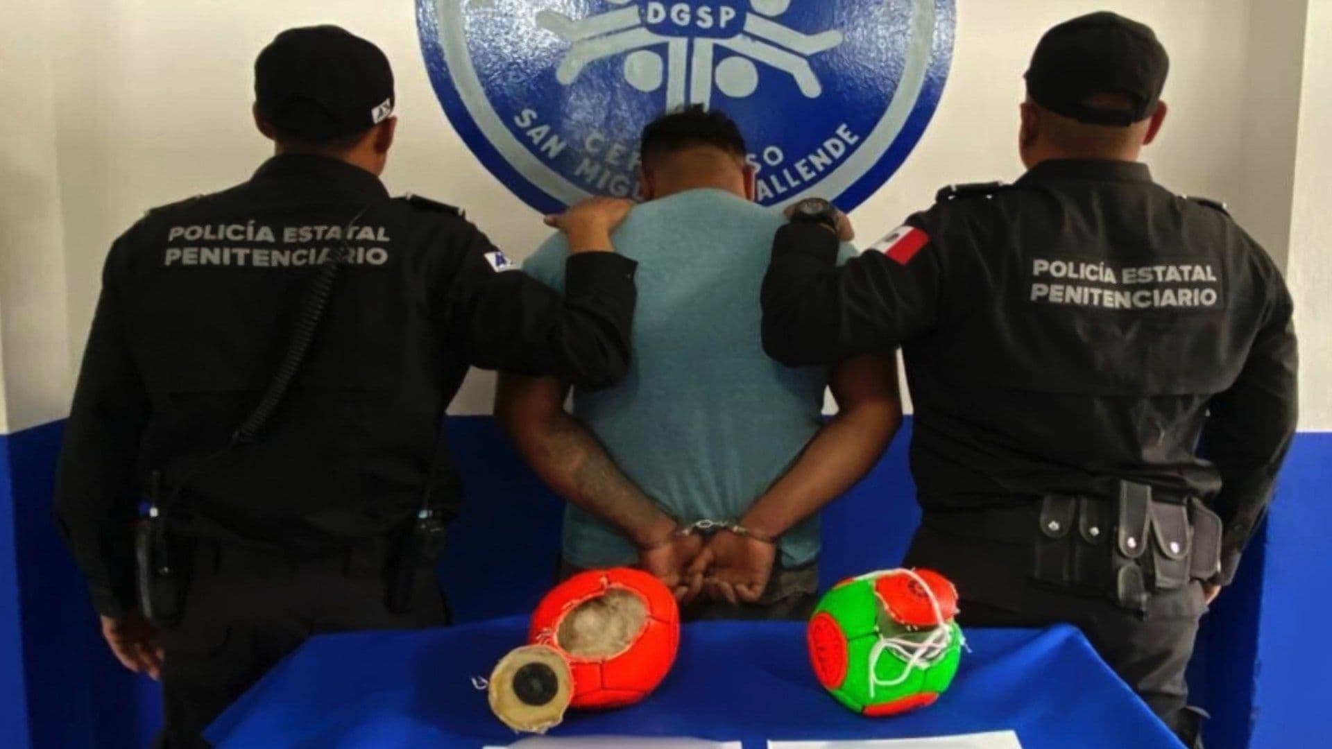 Hombre es Detenido por Intentar Pasar Balones con Droga al Cereso de San Miguel de Allende