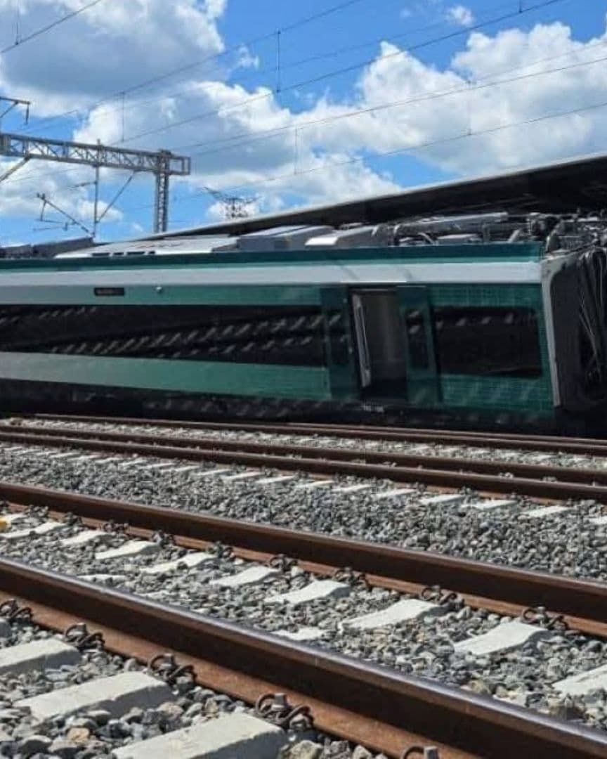 Tren Maya fuera de vía