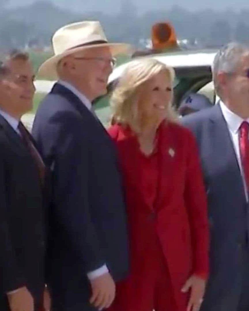 La primera dama de Estados Unidos de América (EUA), Jill Biden, llegó hoy 30 de septiembre de 2024 al Aeropuerto Internacional Felipe Ángeles