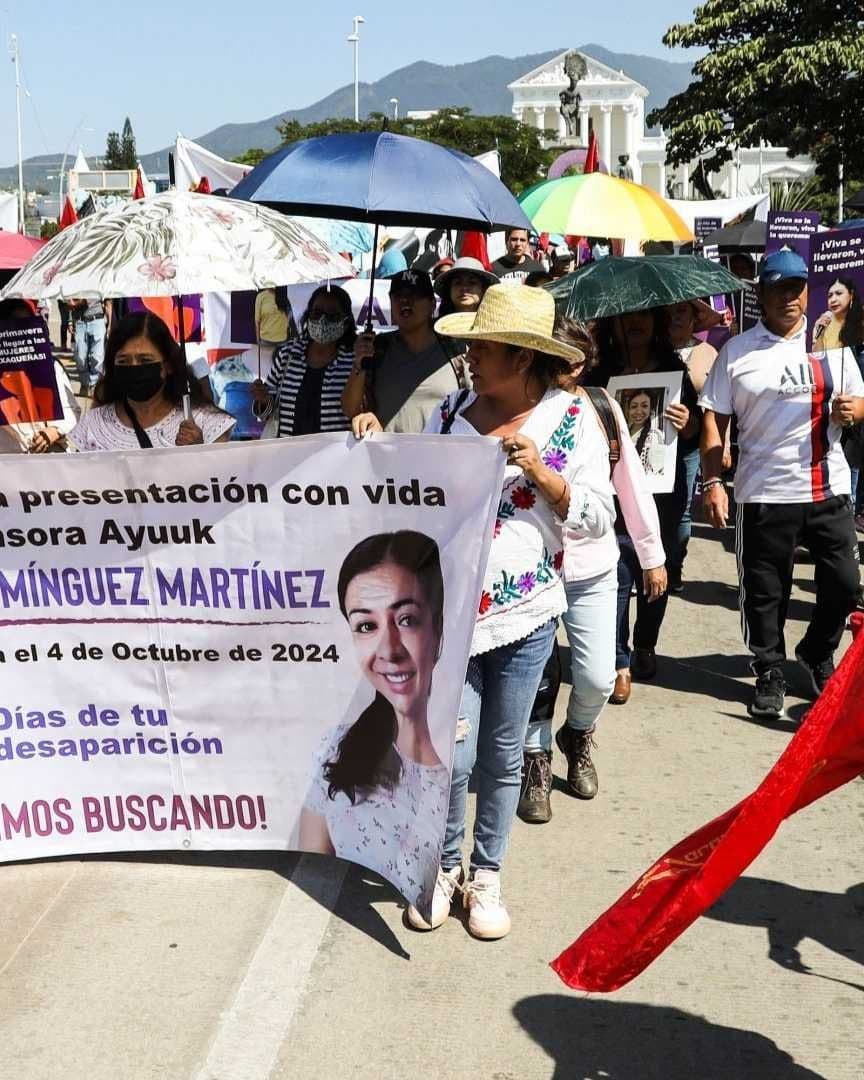 Familiares, Amigos y Colectivos Exigen Aparición de Activista MIxe Sandra Domínguez