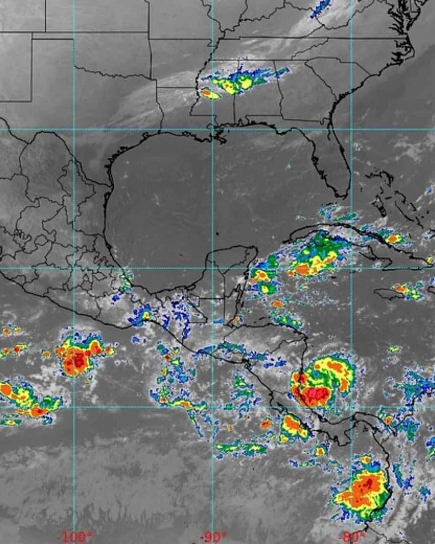 Tormenta Melissa en el Atlántico. Foto: SMN