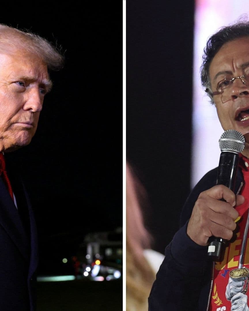 Donald Trump Arremete contra Gustavo Petro: "El Presidente de Colombia Es un Narcotraficante"