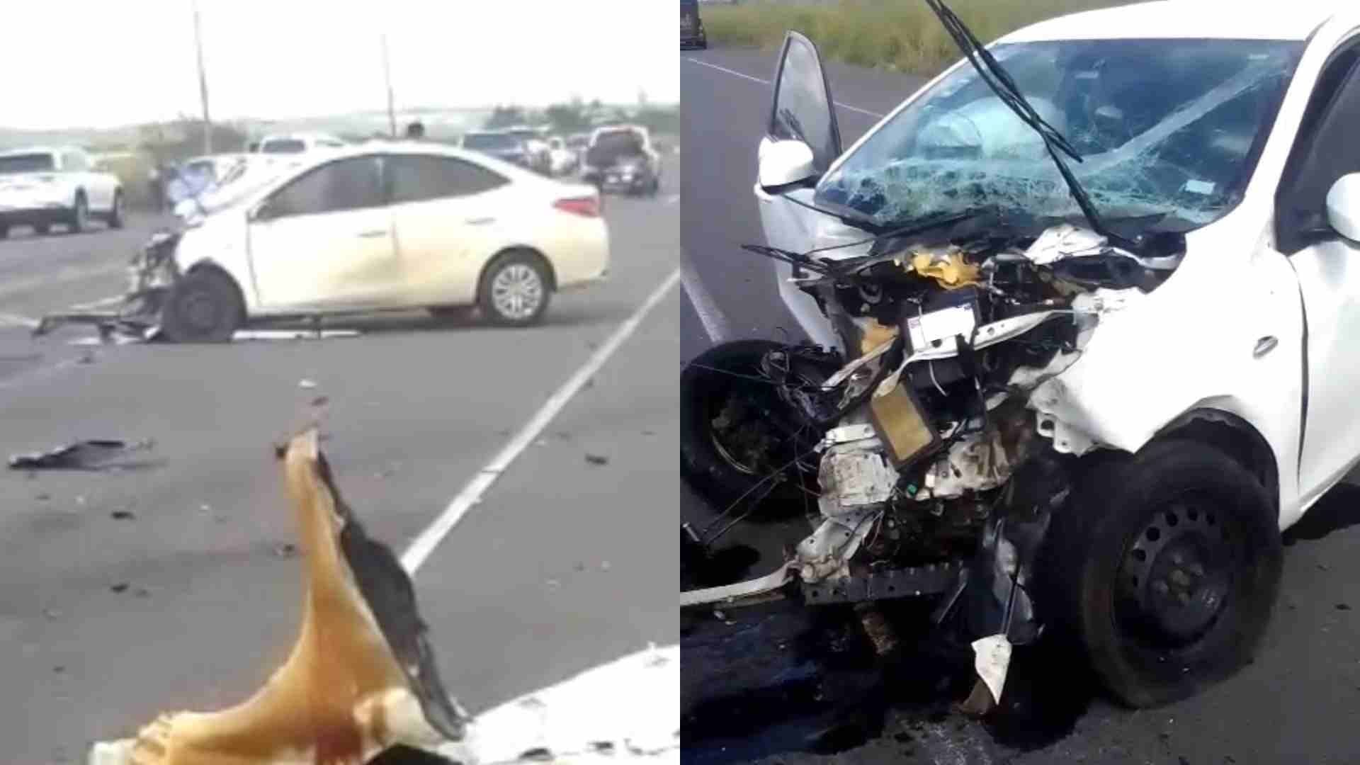 Accidente en Carretera 180 de Alvarado Deja Dos Lesionados y Daños Materiales Cuantiosos