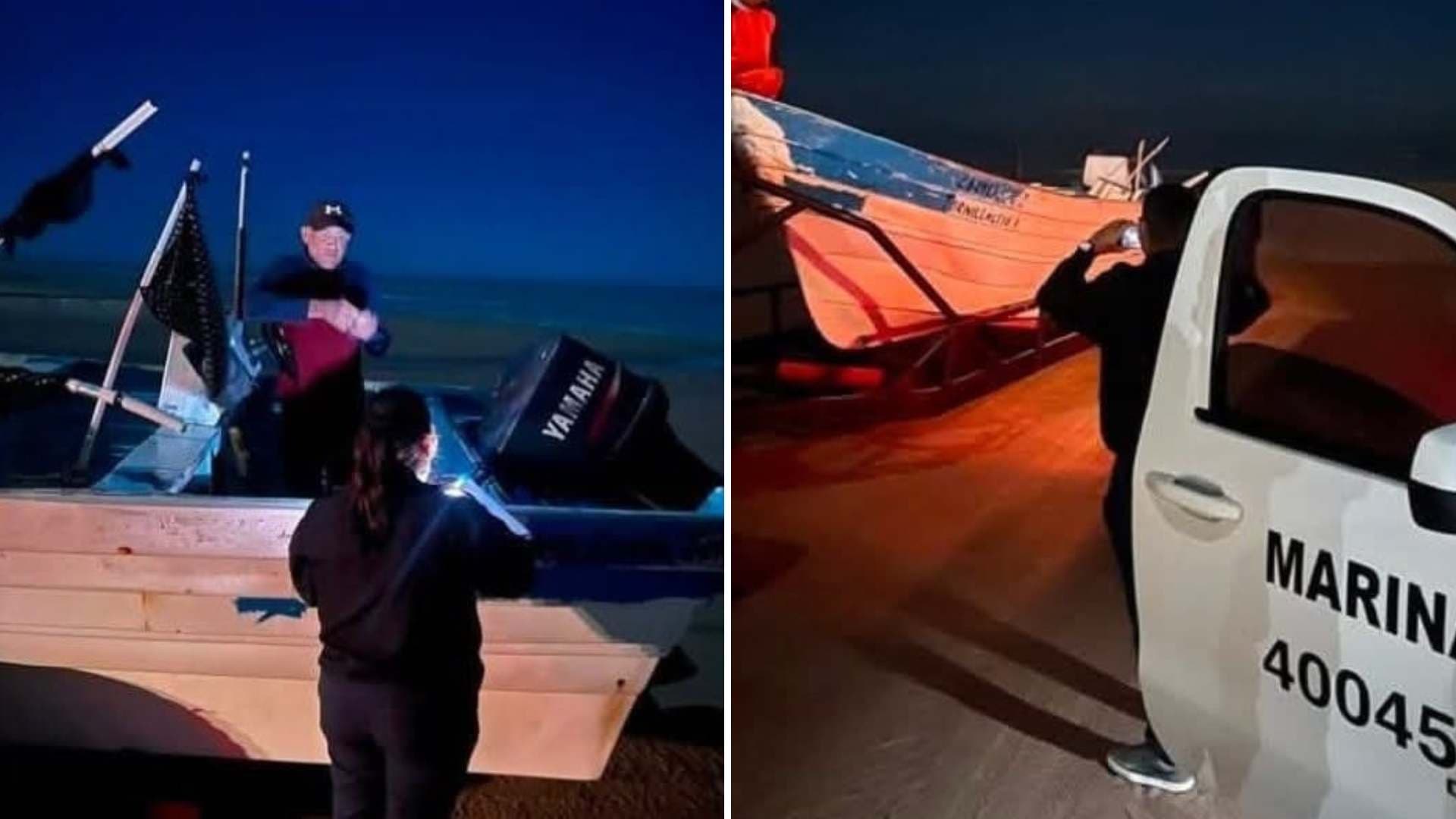 Luego de Días, Rescatan a Pescadores en el Golfo de Santa Clara, en San Luis Río Colorado