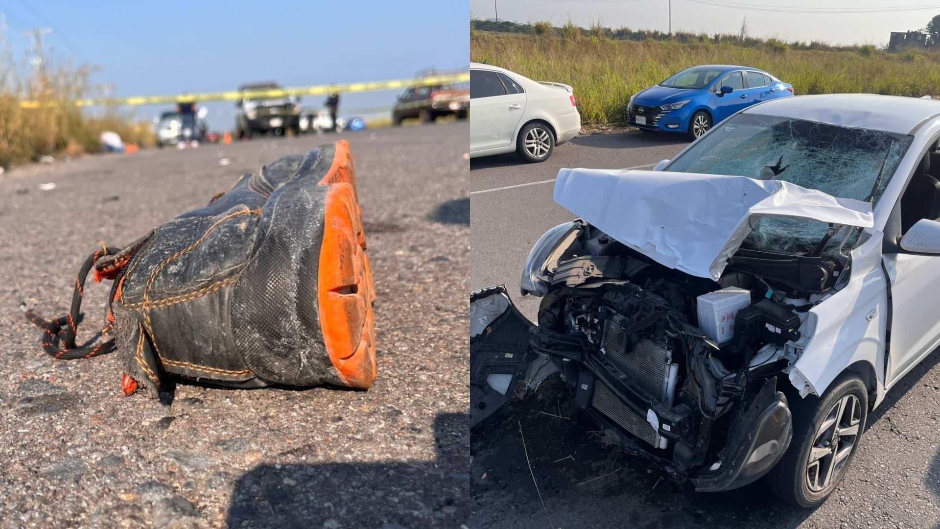 Automóvil Atropella y Mata a Hombre Cuando Cruzaba la Carretera Veracruz-Alvarado