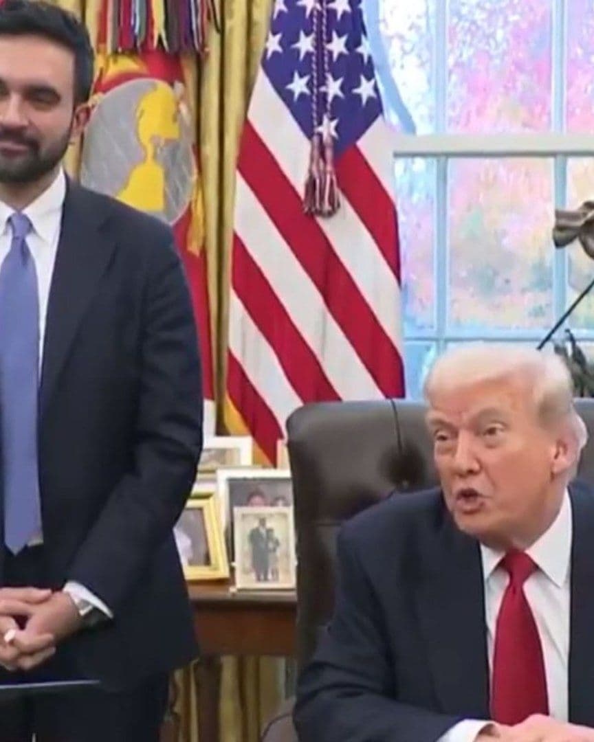 Donald Trump y Zohran Mamdani en eventos diferentes en EUA. Fotos: AP