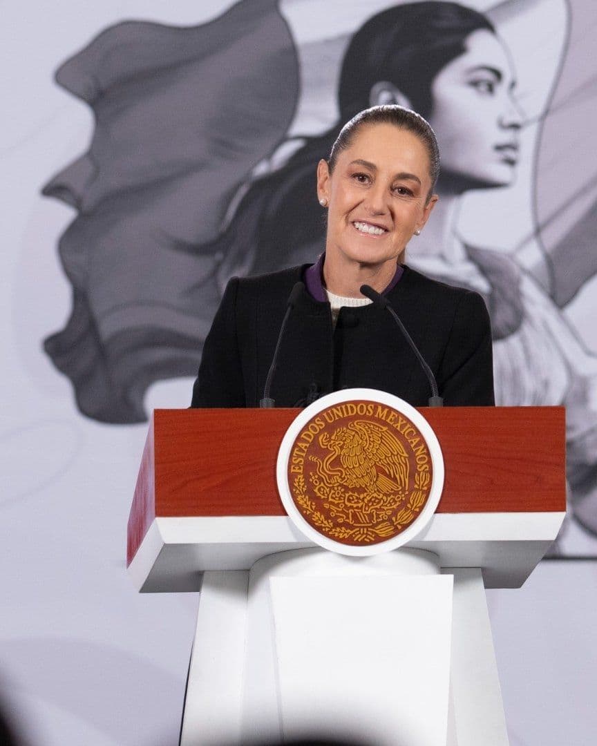 La presidenta Claudia Sheinbaum