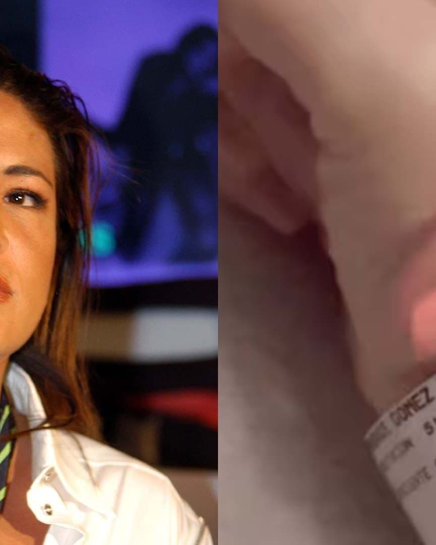 Yolanda Andrade tras salir del hospital. Foto: Cuartoscuro