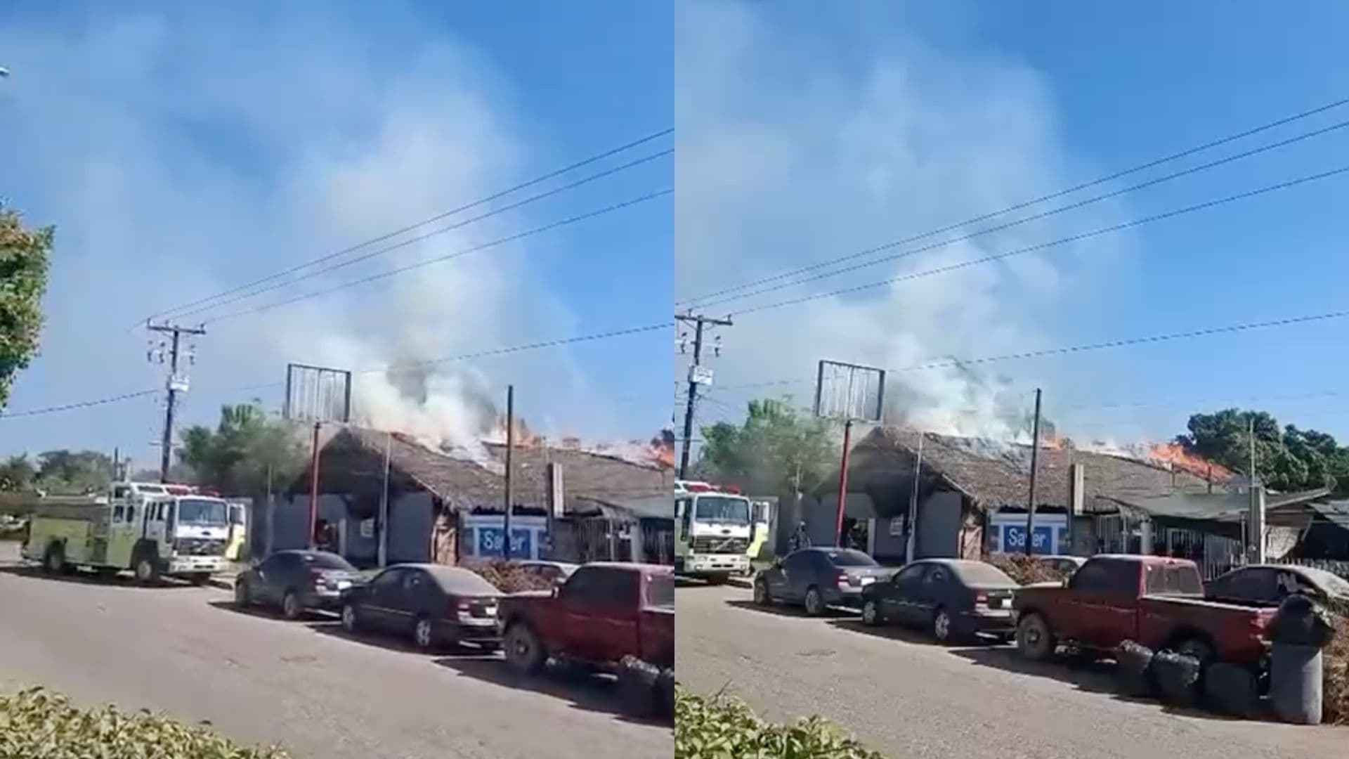 Explosiones en Escuinapa, Sinaloa, Incendian Restaurante en el Sector Santa Lucía
