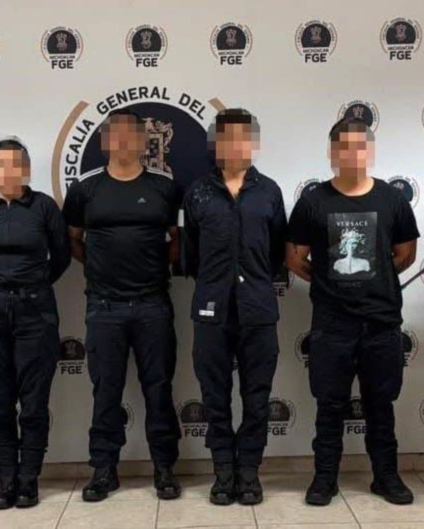Detienen a 4 Policías de Michoacán por Extorsionar a Extranjeros en Morelia.