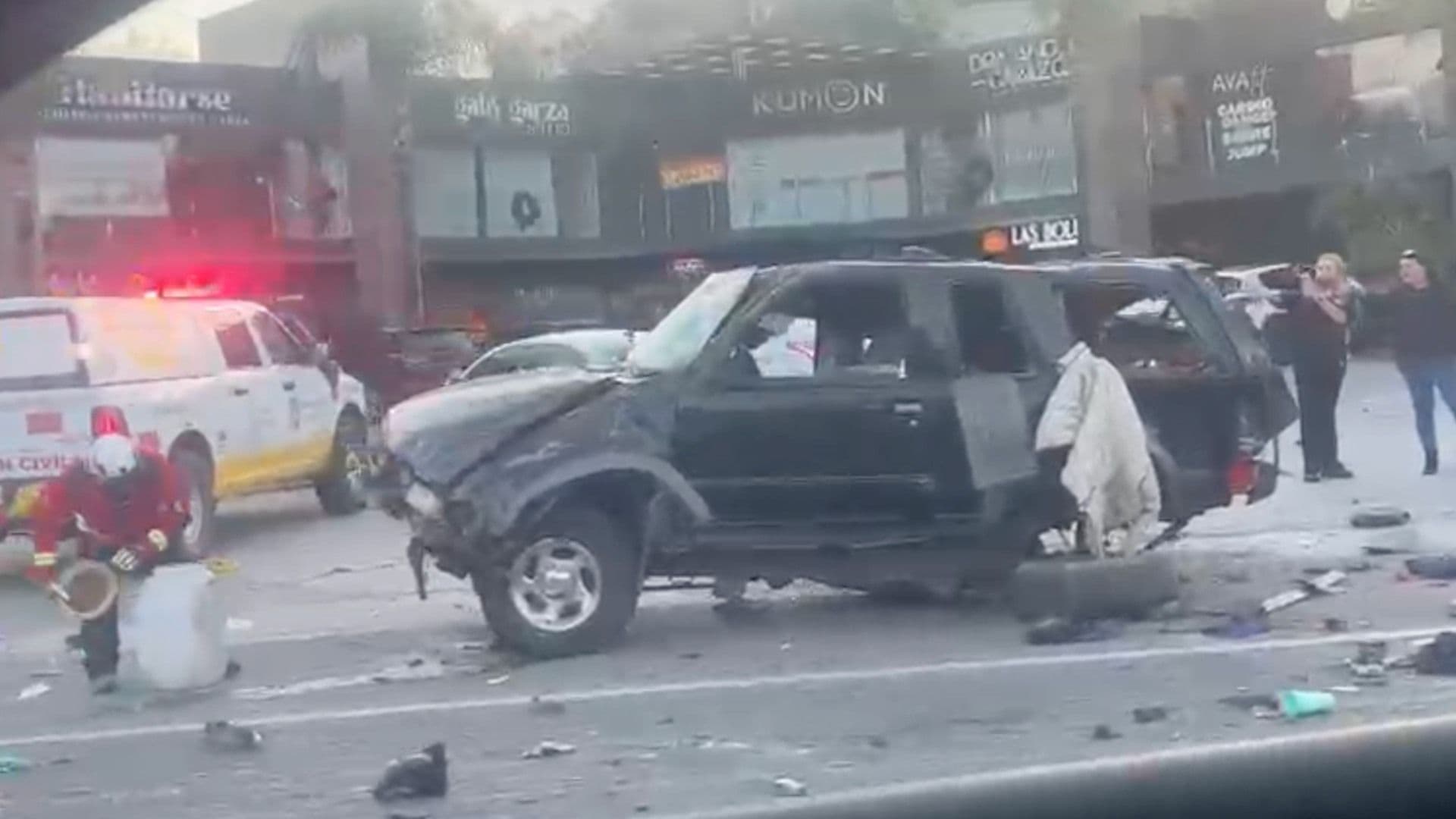 Choque Deja Un Muerto y Dos Heridos en la Carretera Nacional en Santiago, Nuevo León