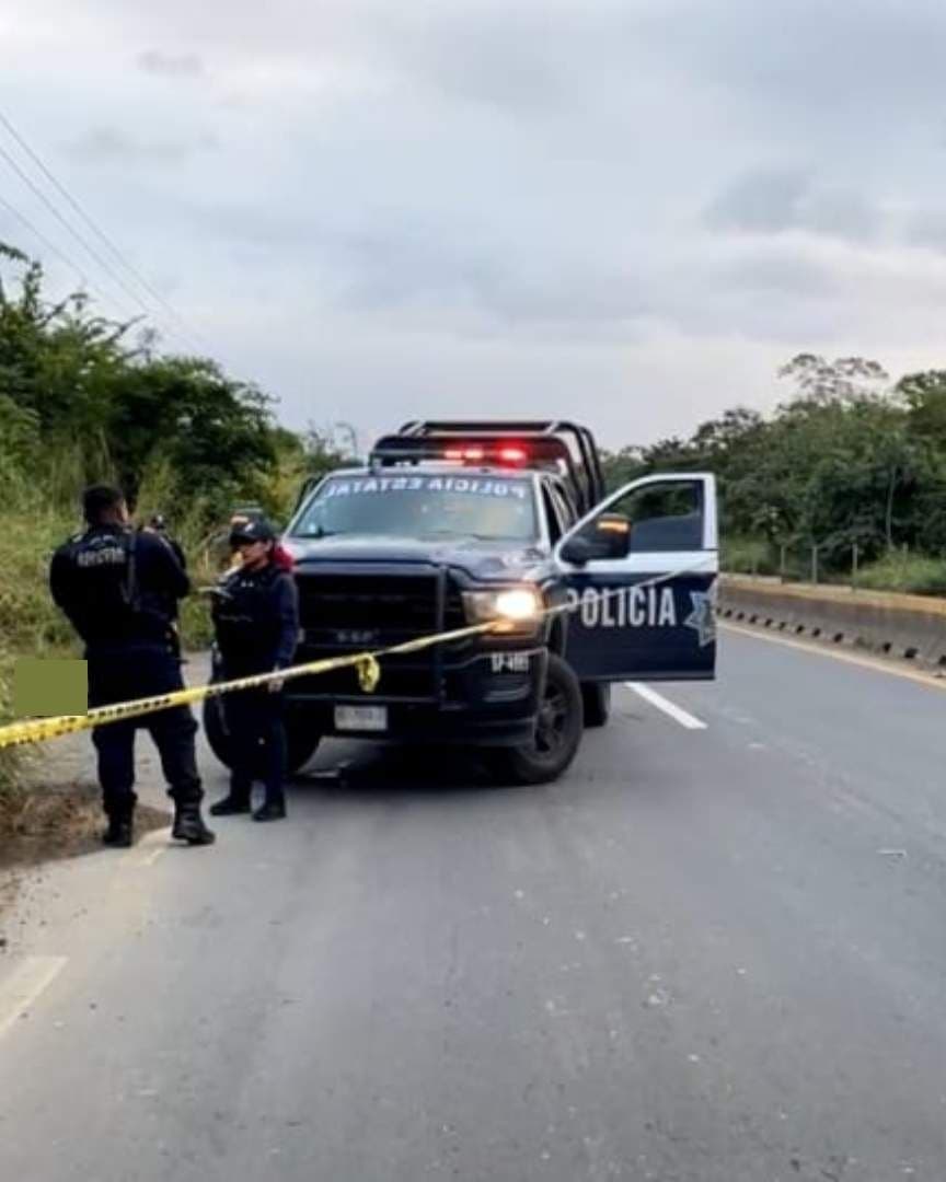 Abandonan Cuerpo Hombre Sin Vida Huellas de Violencia en Carretera Transistmica Zona Sur Veracruz
