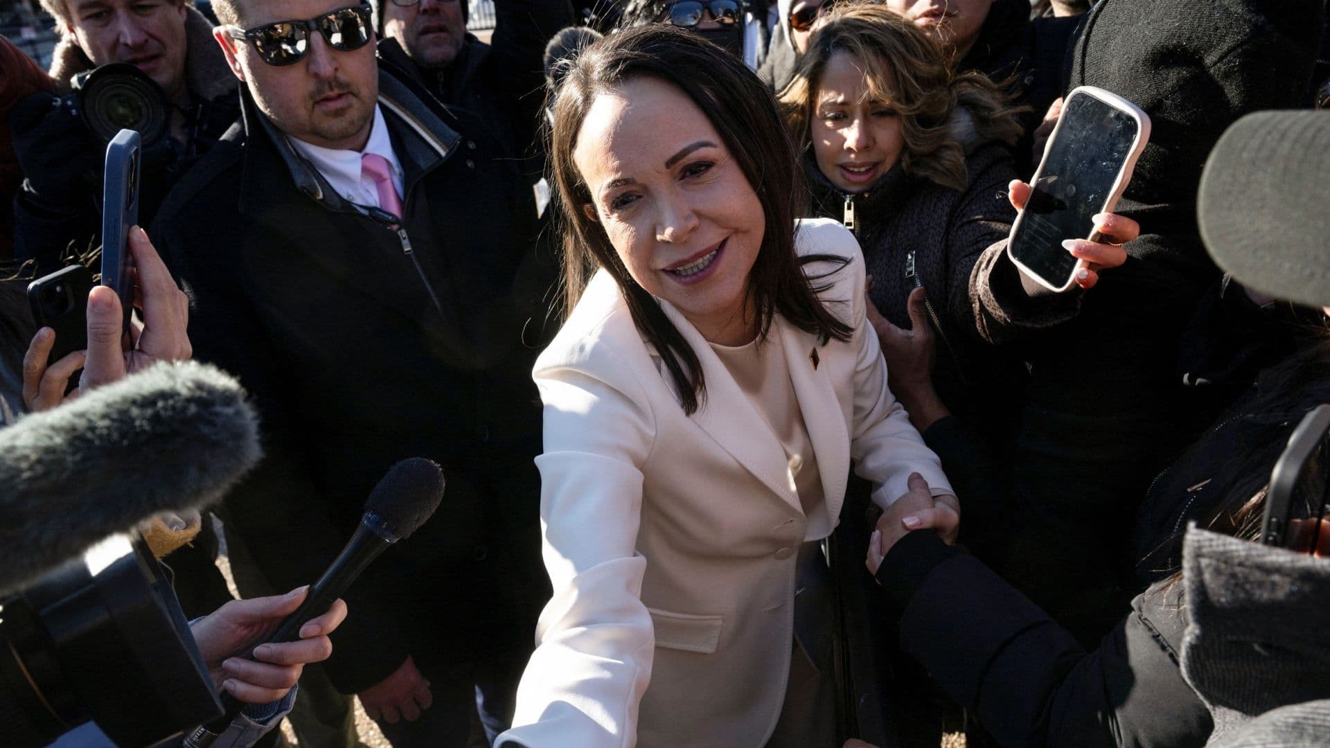María Corina Machado Ofreció a Trump su Medalla del Premio Nobel de la Paz
