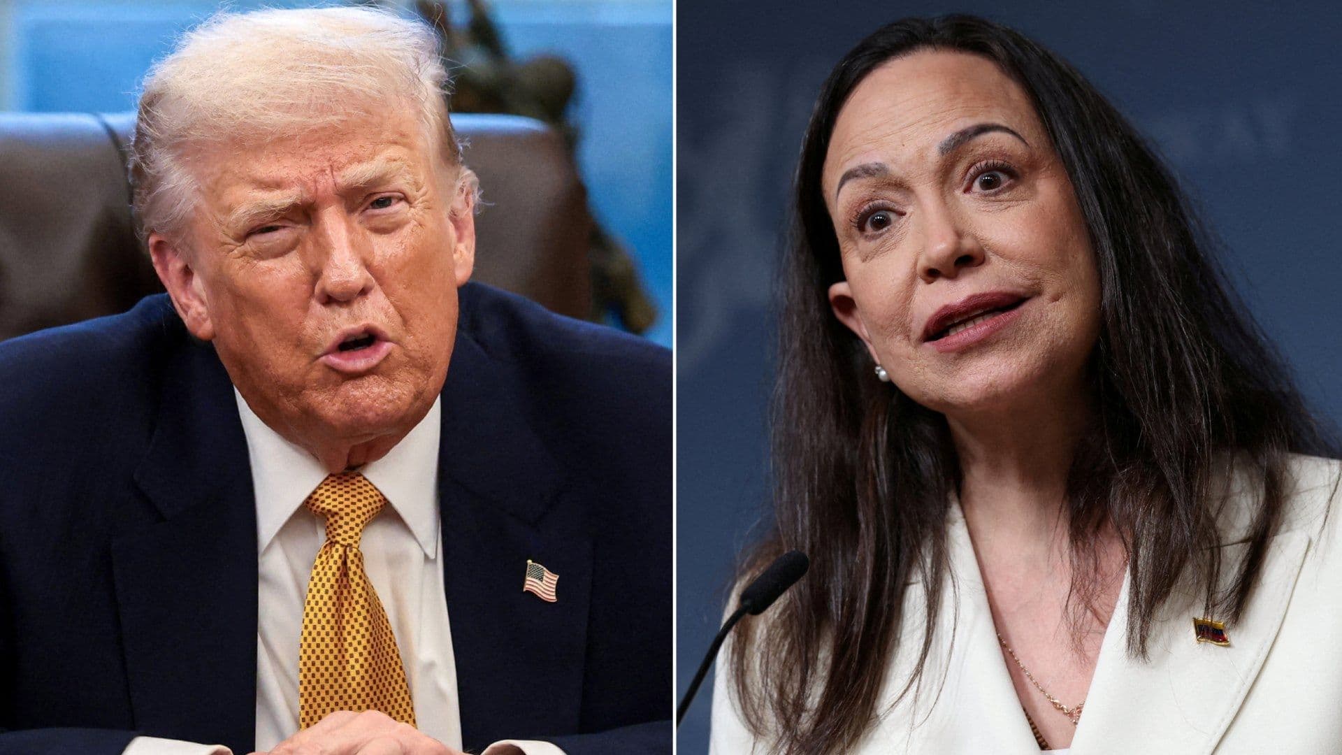 Alistan Almuerzo Entre Donald Trump y María Corina Machado en la Casa Blanca