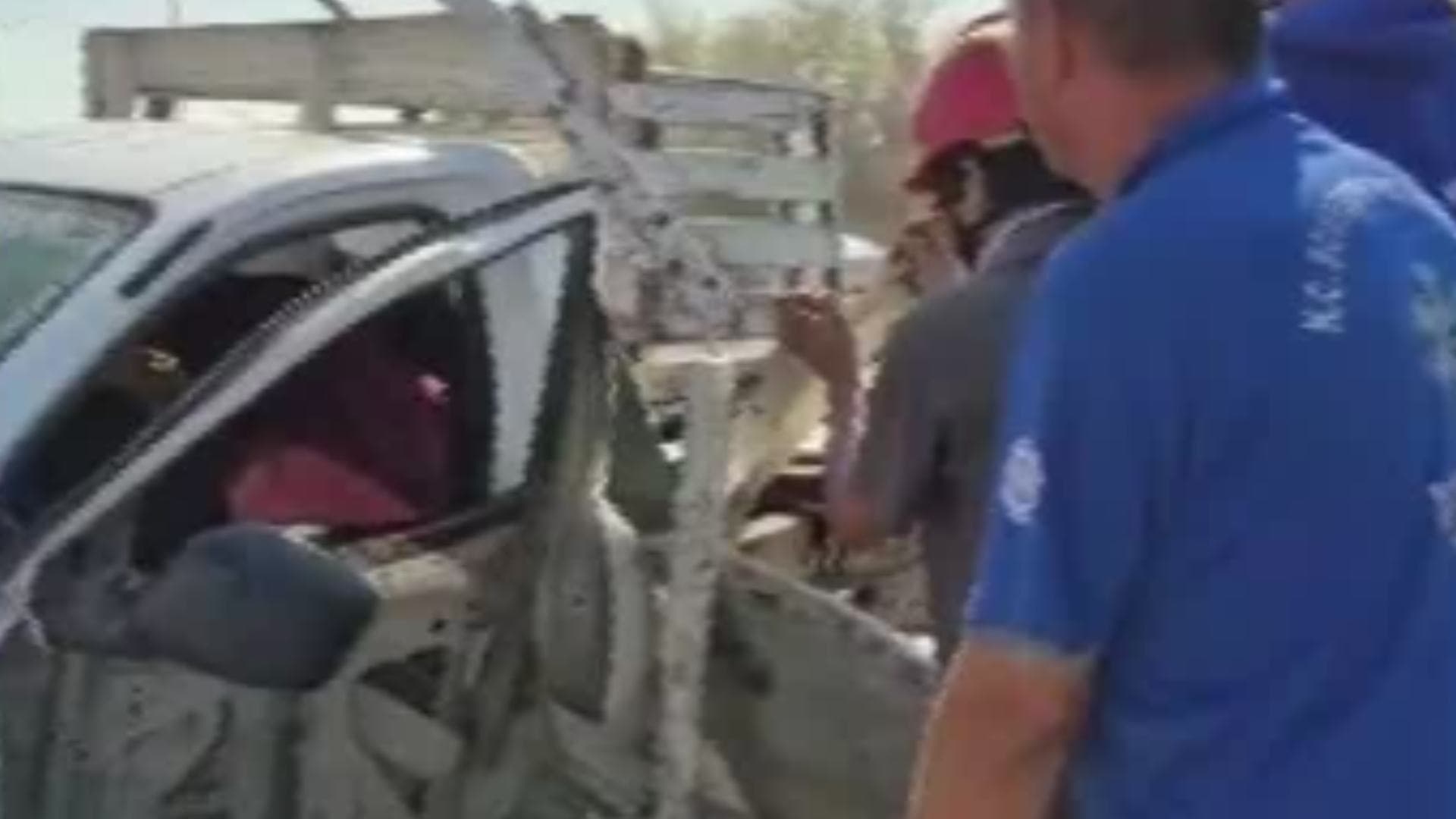 Choque Múltiple Deja Varios Lesionados en Carretera a Colombia, en Salinas Victoria