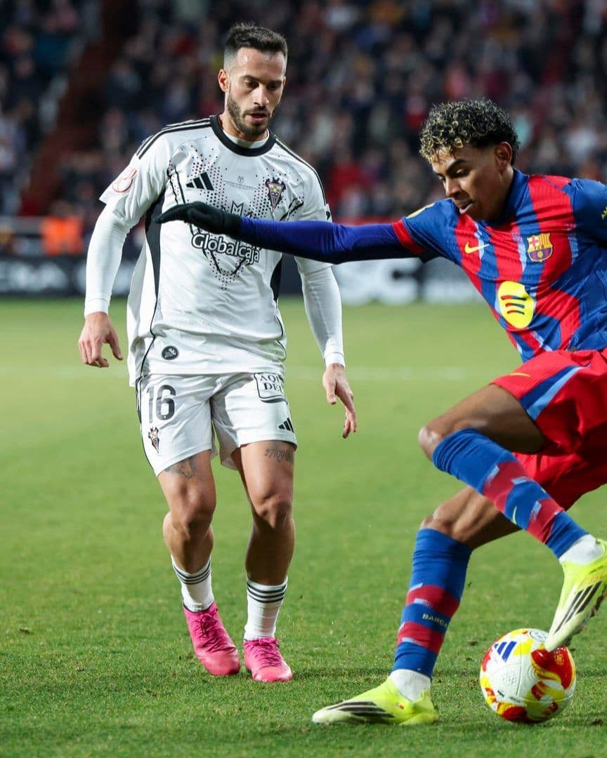 Lamine Yamal anotó un gol en el triunfo del Barcelona ante el Albacete en la Copa del Rey.