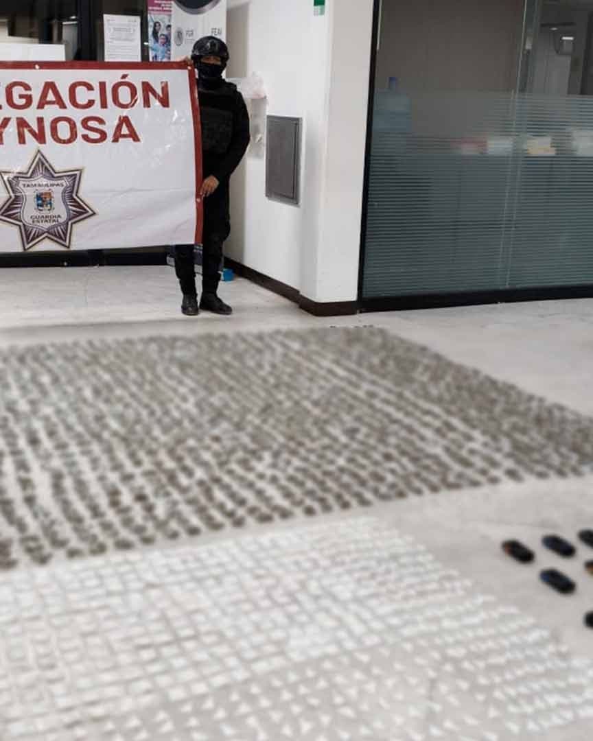 Persecución en Río Bravo Deja el Aseguramiento de Narcóticos y Un Arma de Fuego