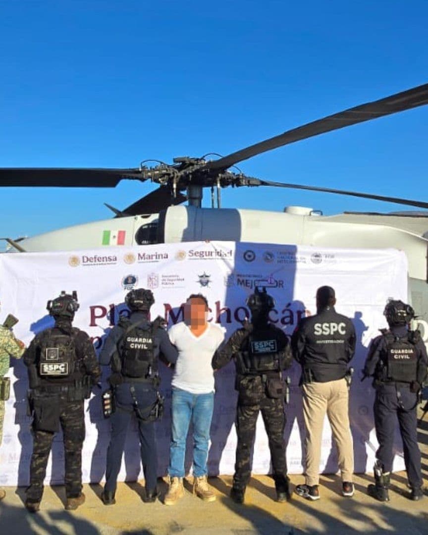 “El Bótox” fue detenido el pasado 22 de enero, en Buenavista, Michoacán.