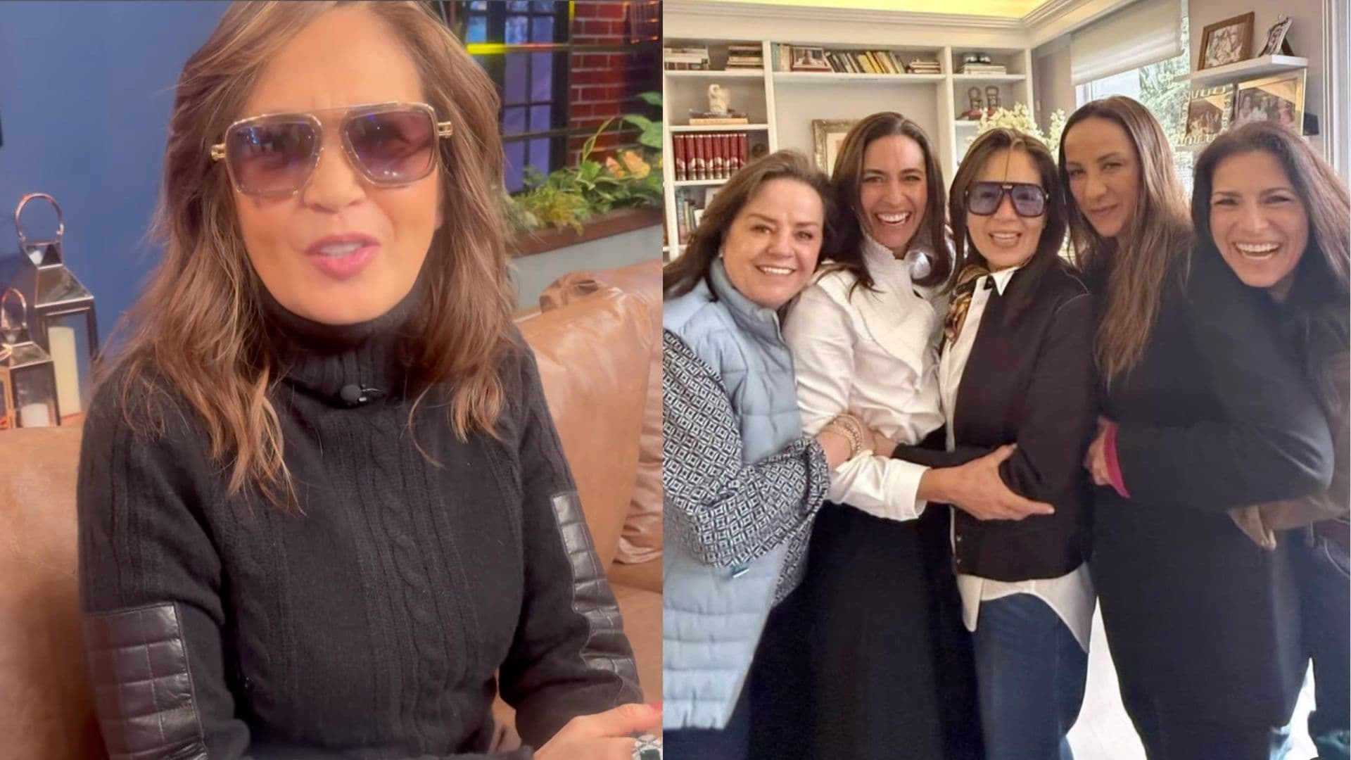 Yolanda Andrade Vive Emotivo Reencuentro con Consuelo Duval, Luz María Zetina y Alessandra