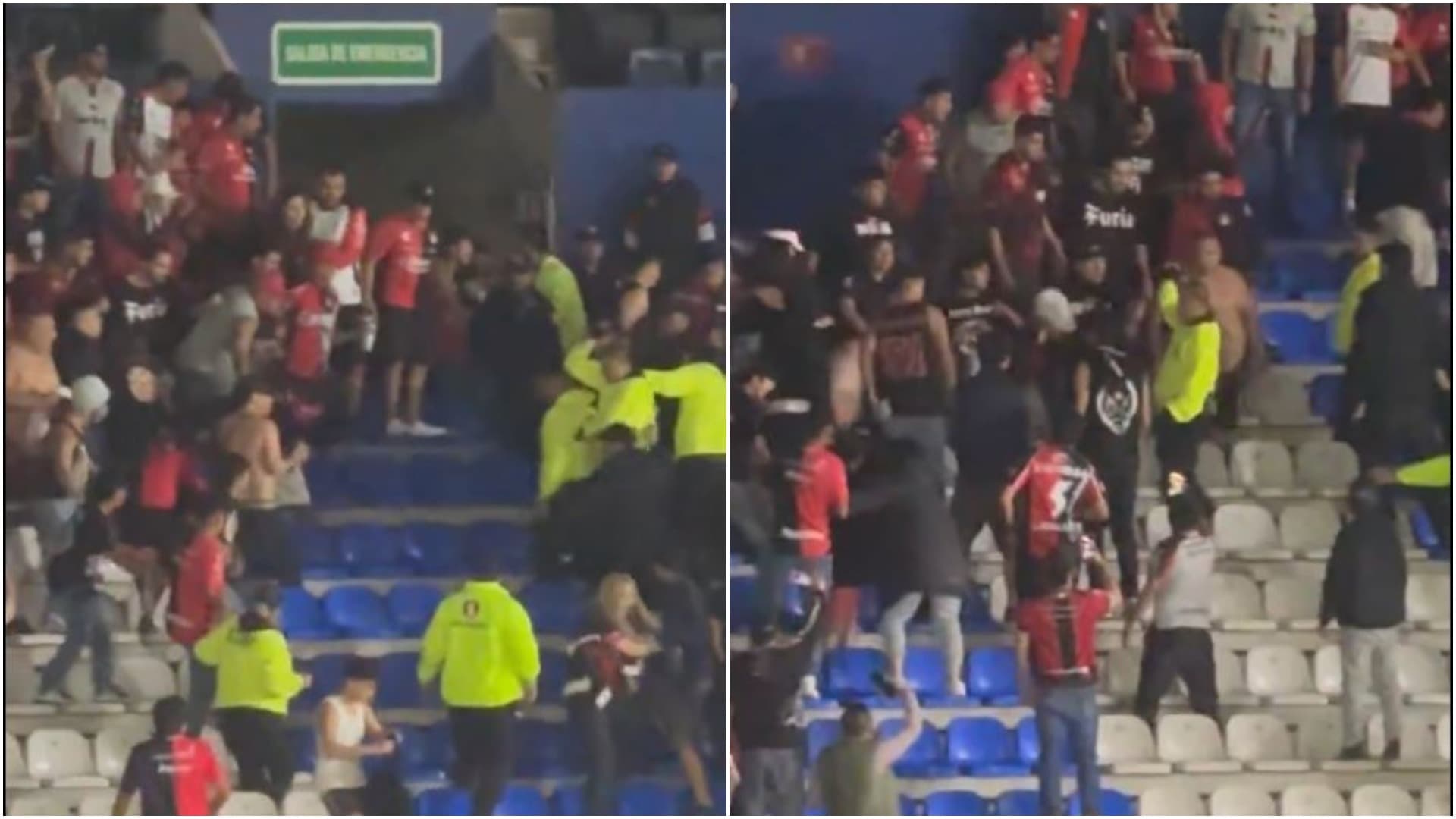 Campal en el Estadio Hidalgo: Aficionados Protagonizan Riña Durante el Pachuca vs Atlas