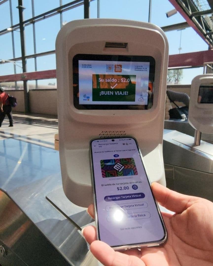 MI en formato digital para ingreso al Metro CDMX