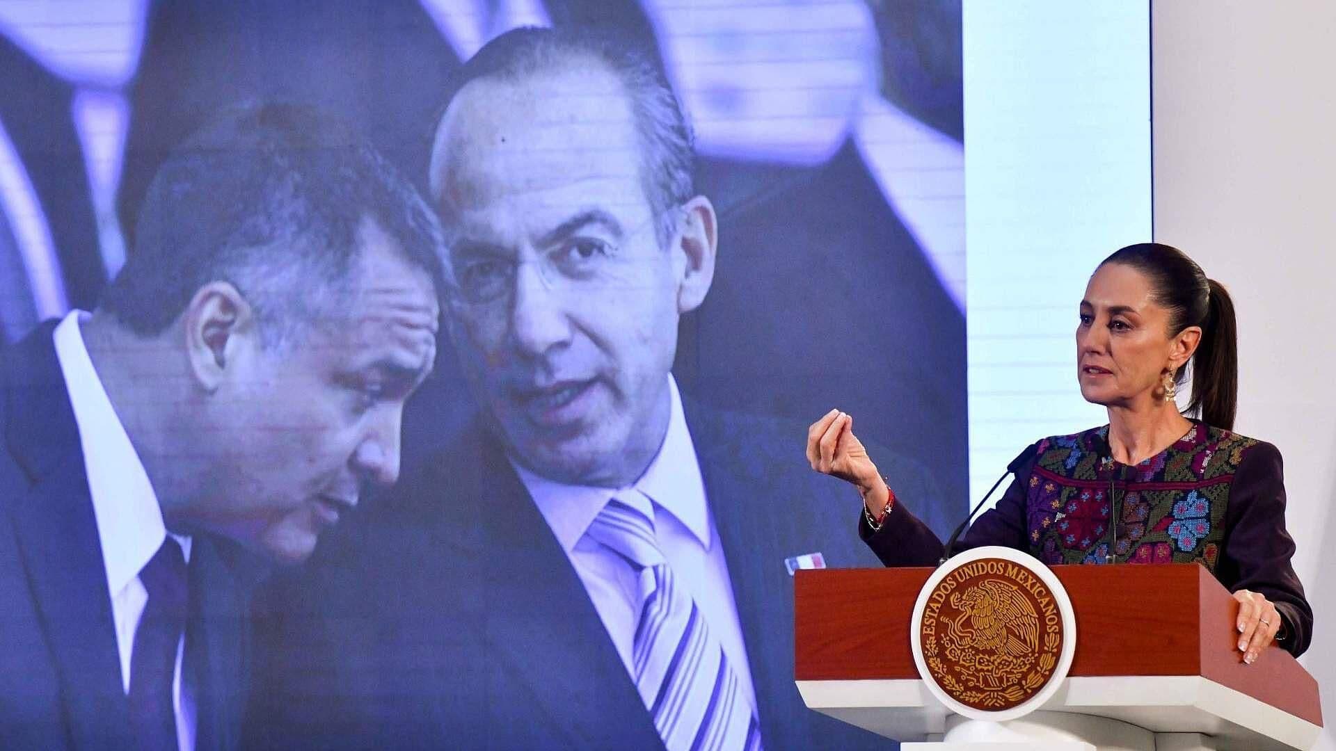 Sheinbaum Dijo que Felipe Calderón Debería Pedir Perdón por Caso García Luna