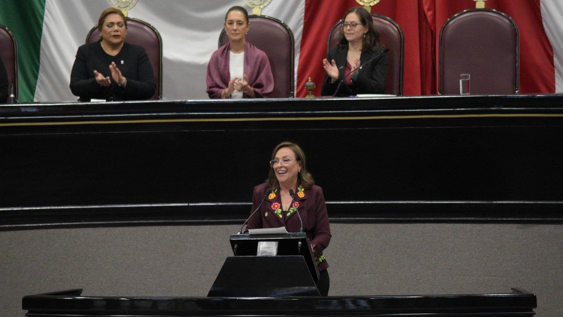 Asiste Sheinbaum a Toma de Protesta de Rocío Nahle