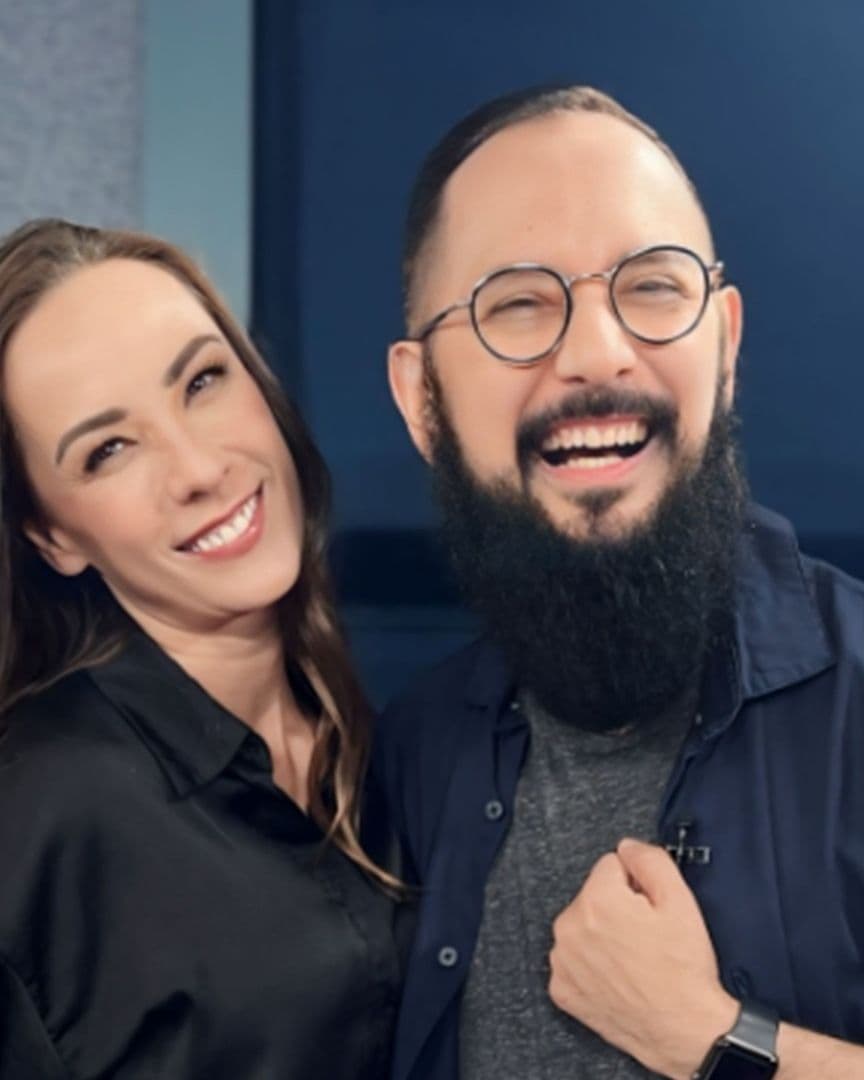 Consuelo Duval y Álvaro Cueva