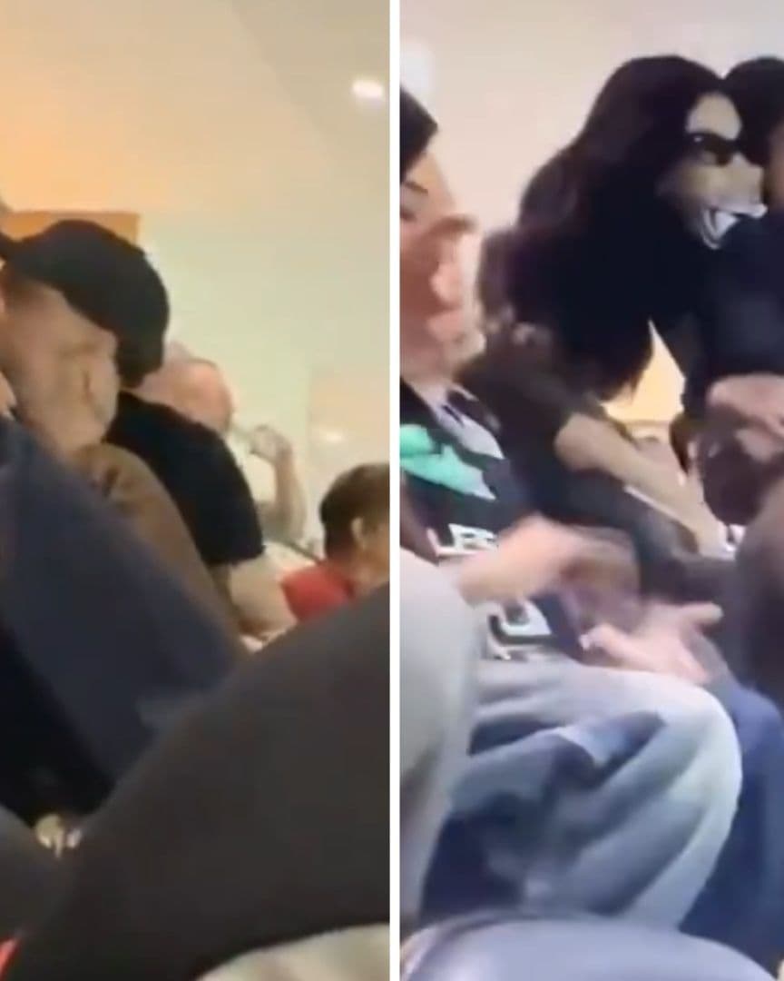 Peso Pluma y Kenia Os derrochan amor en el Super Bowl