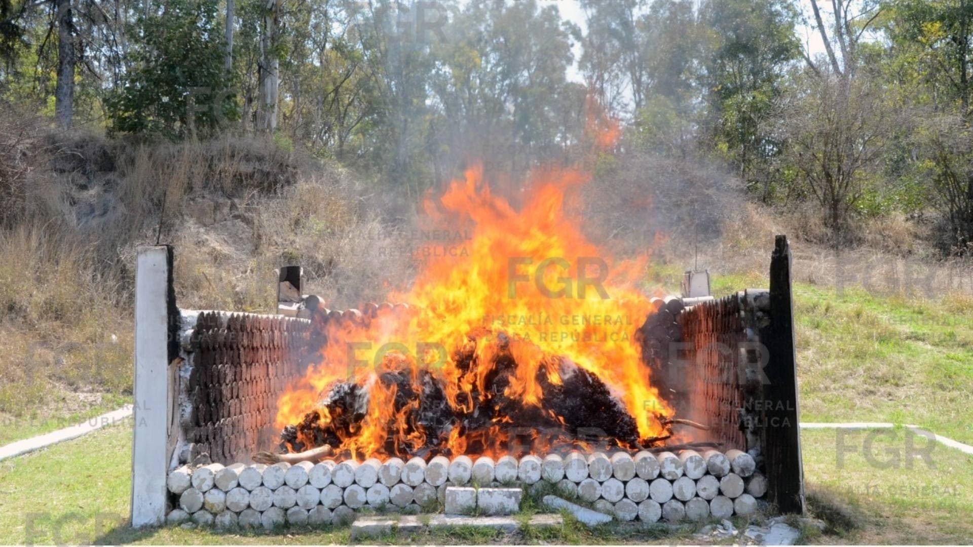 Incinerados 195 Kilogramos de Droga e Inhibidores de Señal Asegurados en Puebla