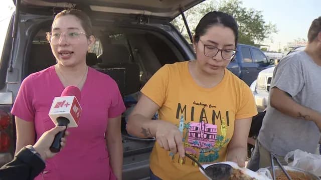 Voluntarios Llevaron Ayuda y Comida a Damnificados por Lluvias en Reynosa