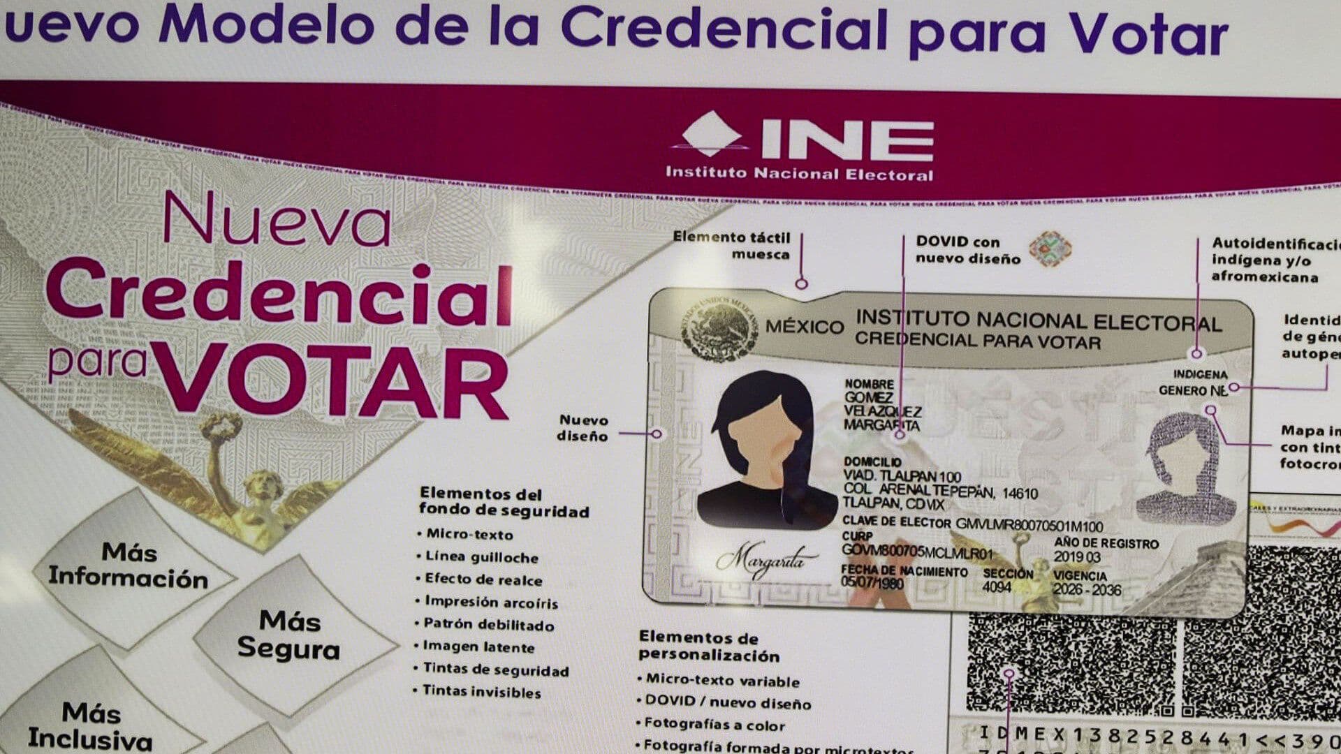 Así Es el Nuevo Modelo de la Credencial del INE: Identidad de Género, entre Elementos