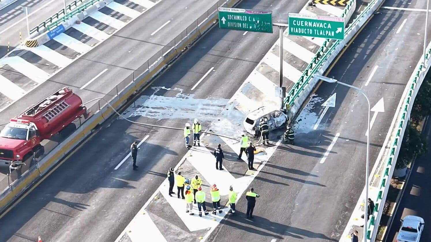¿Qué Pasó en Segundo Piso de Periférico Hoy? Fatal Accidente Provoca Afectación Vial