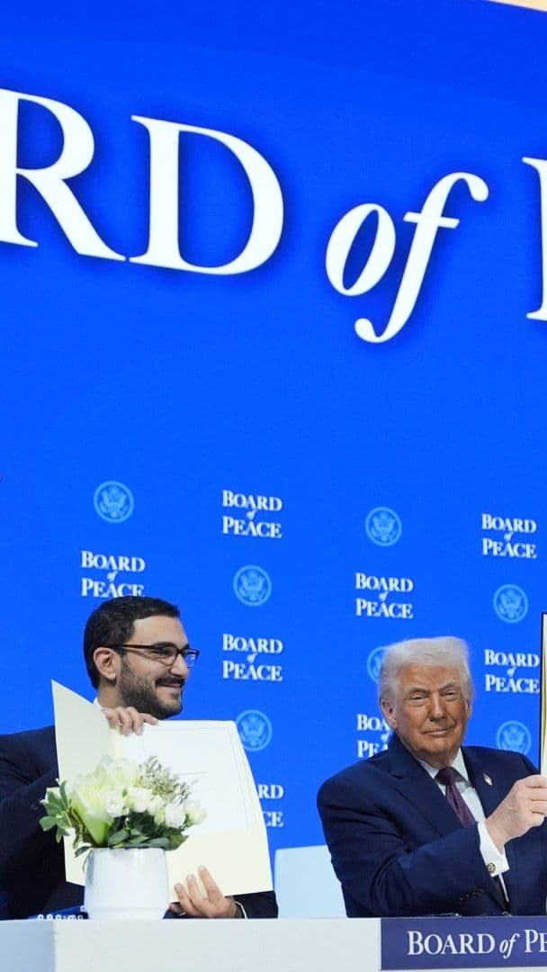 Constituyen en Davos la "Junta de Paz" Promovida por Trump; Líderes Firman la Carta.