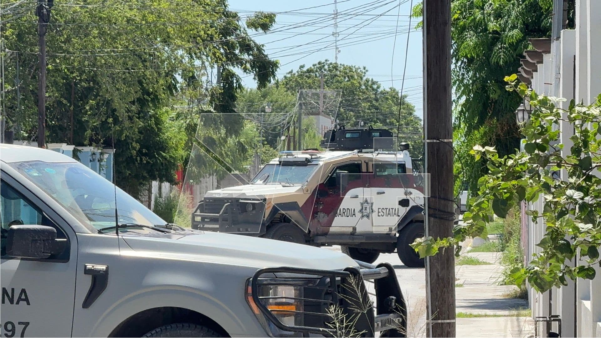 Marina, Ejército y Fiscalía Despliegan Operativo en la Colonia Almaguer de Reynosa